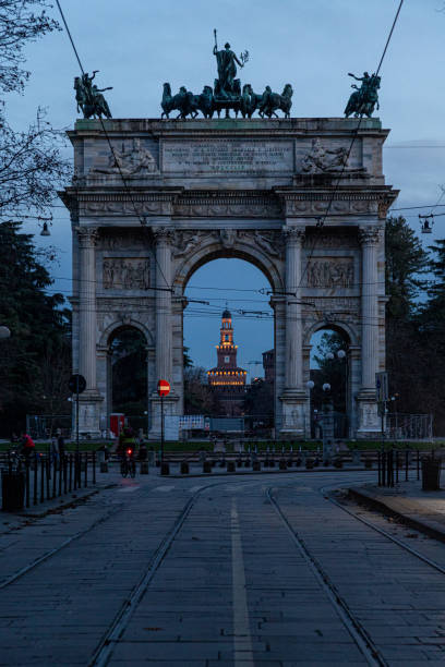 istock Milan, the Arch of Peace 1300890960
