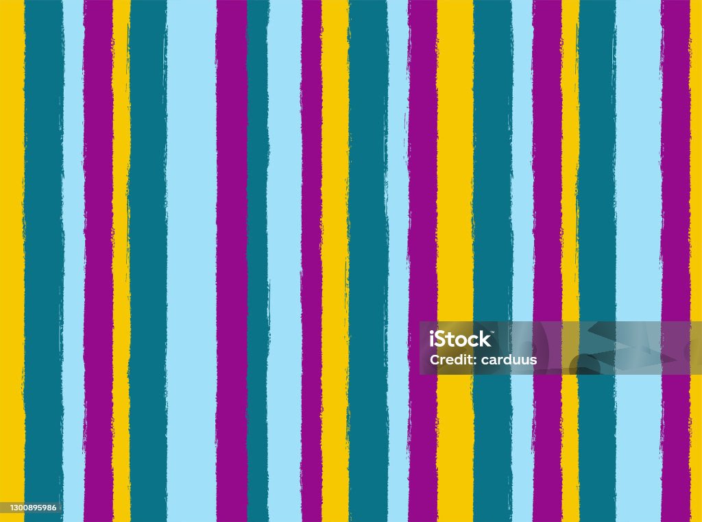 Multicolor Paint Pattern Seamless Striped Multicolored Painting Pattern Stock Illustration ...