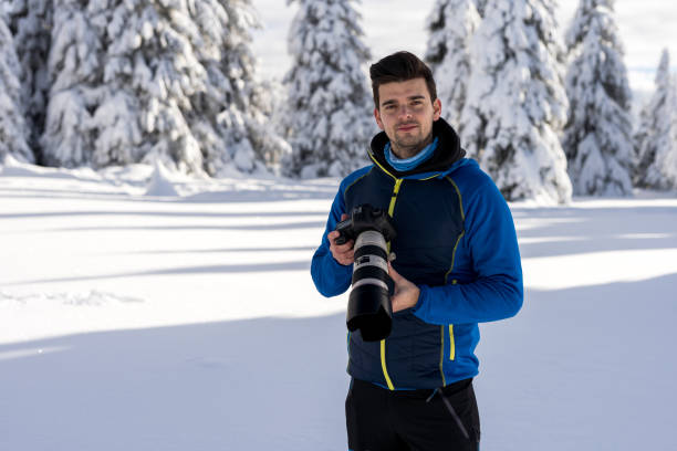 istock Photographer enjoying a solitary walk 1300896323
