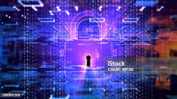 Digital Security Concept Stock Photo - Download Image Now - Security, Security System, Network Security