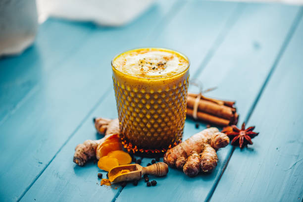 istock Golden Milk, Turmeric Latte, Golden Latte 1300900687