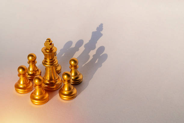 istock Business leadership, teamwork power and confidence concept 1300913603