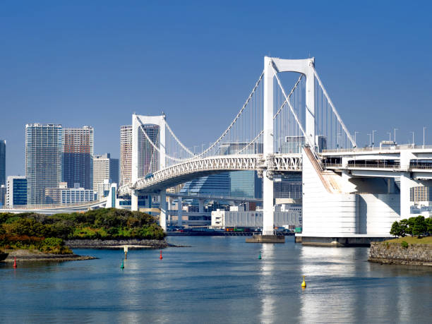 istock Rainbow Bridge and Tokyo Harbor in Tokyo 1300919127
