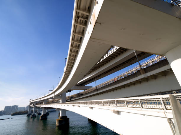 istock Rainbow Bridge over Tokyo Port 1300919885