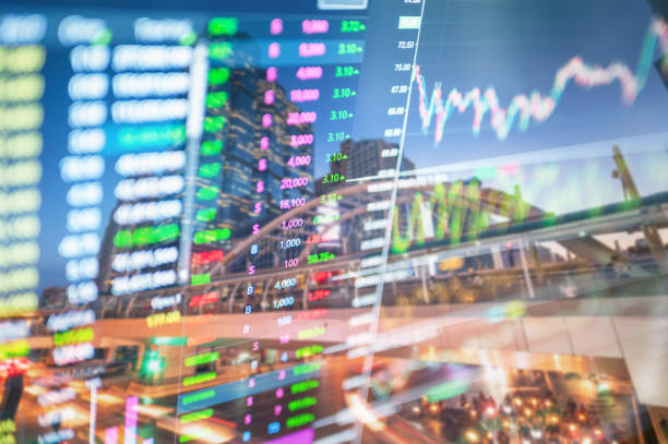 istock Fintech trade investment in and cryptocurrencies stock from online platform data analysis graph showing search findings. design with copy space. 1300926929