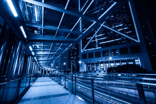 istock Commercial building in Central district, Hong Kong 1300936463