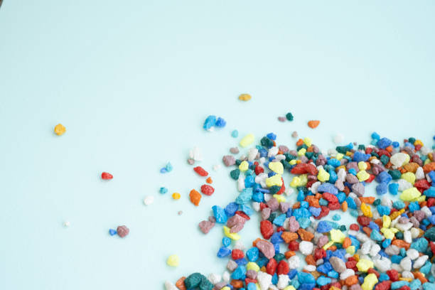 istock mock up background. empty space for your text. Colored stones. background small stones 1300948234