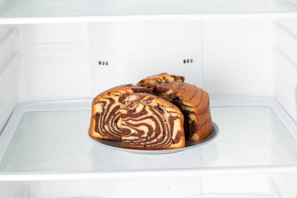 istock Homemade chocolate cake Zebra in the freezer 1300949135