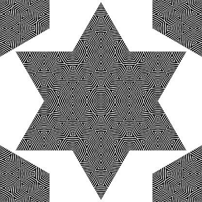 Zebra Triangle Design With Zebra Stripes Triangles Black And White Color Stock ...