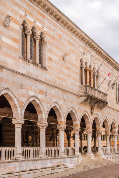 The Loggia del Lionello is a Venetian-Gothic style building dating to the fifteenth century and overlooking Piazza della Libertà, the oldest square in Udine. It is the seat of the town hall.
