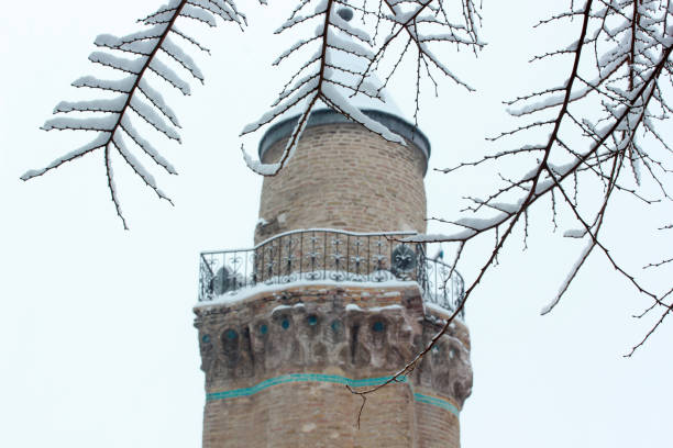 istock Old mosque minaret in Konya 1300962136