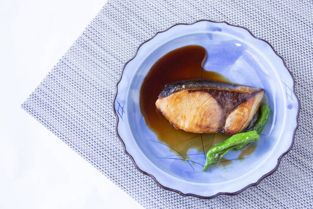 istock grilled teriyaki flavored yellowtail 1300969742