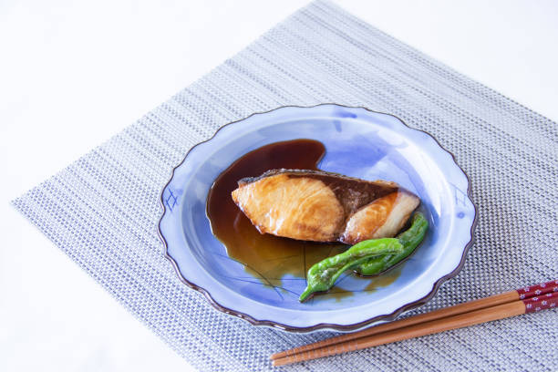 grilled teriyaki flavored yellowtail