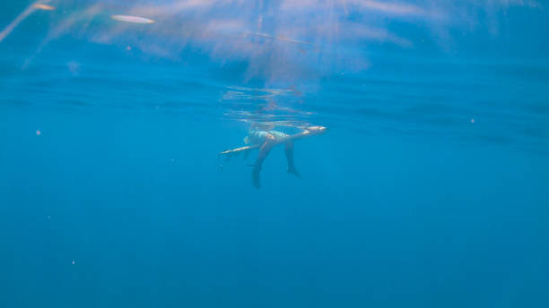 istock UNDERWATER: Unrecognizable young male surfer sits and rests on his surfboard. 1300974744