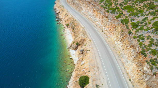 istock AERIAL: Roads in Dalmatia are completely empty during coronavirus pandemic. 1300979805