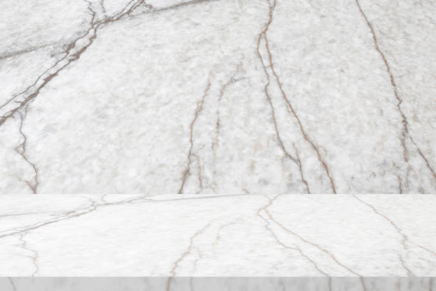 istock white marble table with natural wall texture background for mockup product display template 1300982794