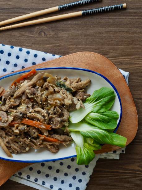 istock Korean traditional food beef bulgogi 1300984452