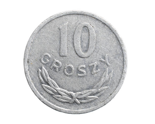 istock one Polish grosz coin on a white isolated background 1300988223