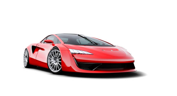 istock red sportscar front view isolated on white 1300994273