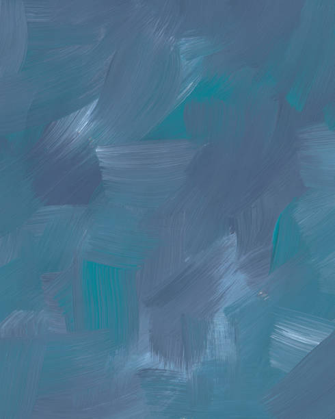 istock Peacock Blue with dark turquoise shades. Abstract art background 1300995140