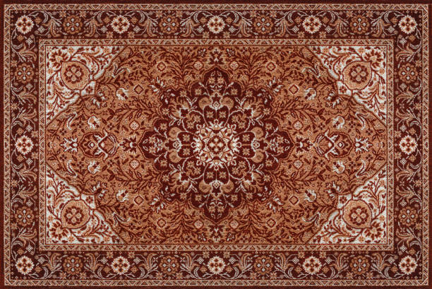 Old Brown Persian Carpet Texture