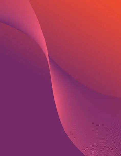 Vector illustration of Red And Purple Abstract Gradient  Background