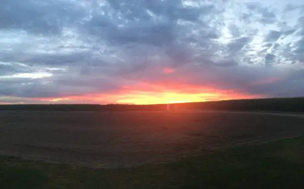 An amazing and beautiful sunset