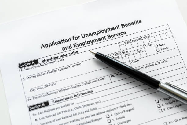 istock Unemployment benefits form 1301022691