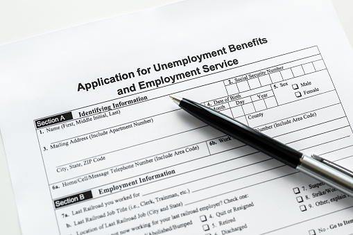Unemployment benefits form