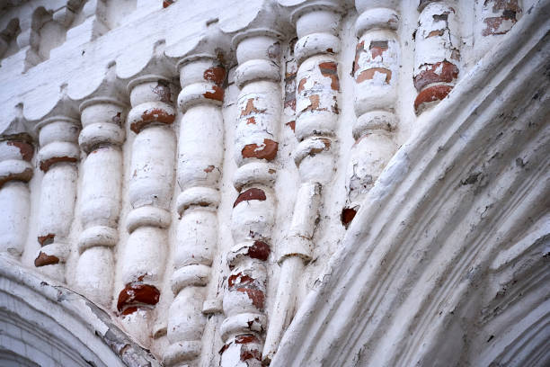 architectural forms on the facade