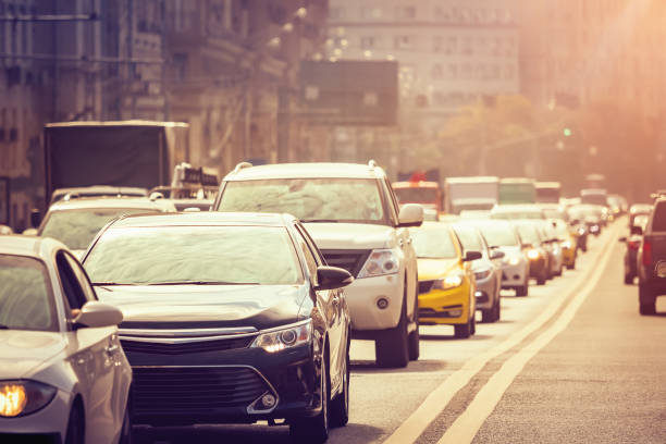 istock Traffic jam in the city 1301027367