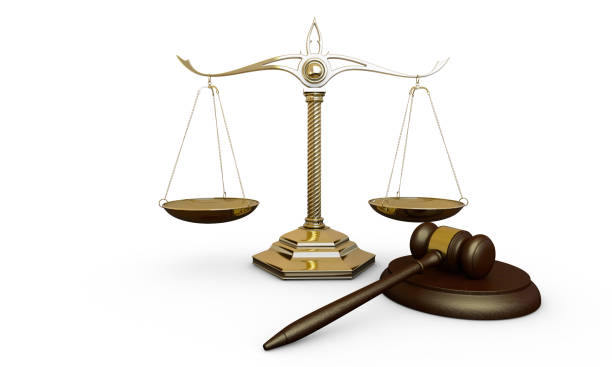 istock Judge gavel and scales 3D 1301035450
