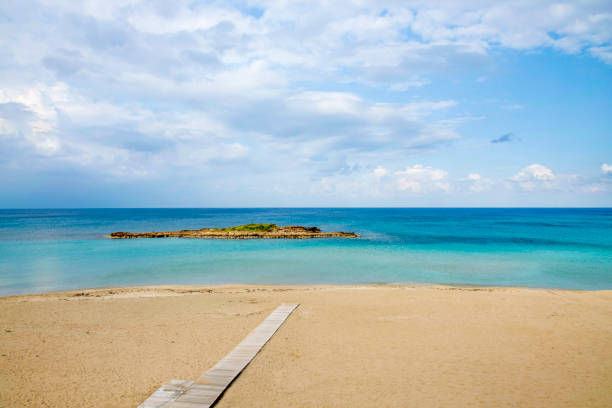 Fig tree Bay in Protaras during off season.Cyprus island