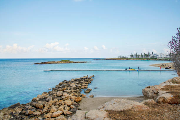 Fig tree Bay in Protaras during off season.Cyprus island
