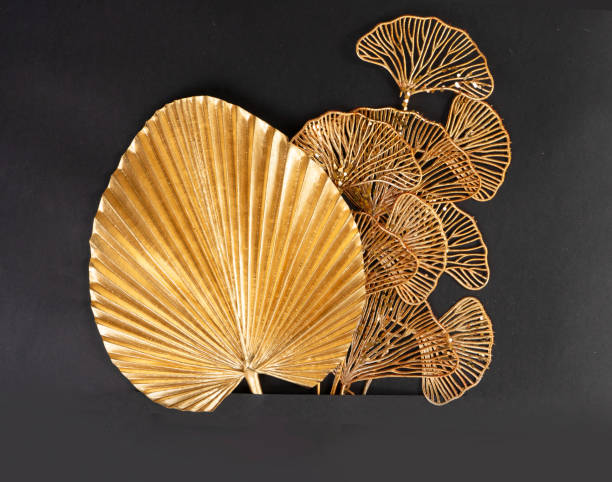 istock Golden tropial leaves 1301039317