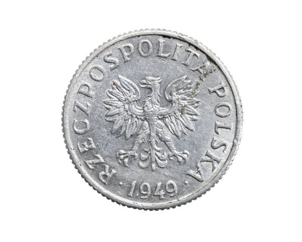 istock one Polish grosz coin on a white isolated background 1301044139