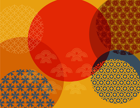 Vector of Chinese Oriental traditional seamless pattern background. EPS Ai 10 file format.