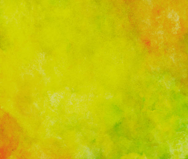 istock watercolor abstract background yellow, green, red, hand drawing 1301047323