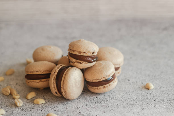 istock Macaroons. Delicious French desserts 1301049368