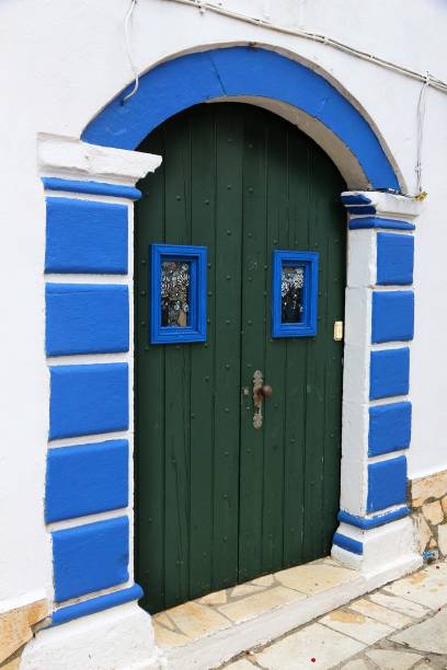 istock Corfu island - Greek village 1301051027