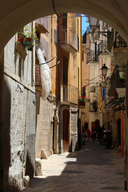 istock Street in Bari, Italy 1301051217