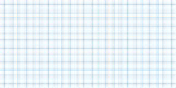 tło papieru milimetrowego - blueprint graph paper paper backgrounds stock illustrations