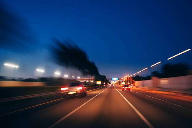 istock Nearly empty motorway Miami Florida 1301062187
