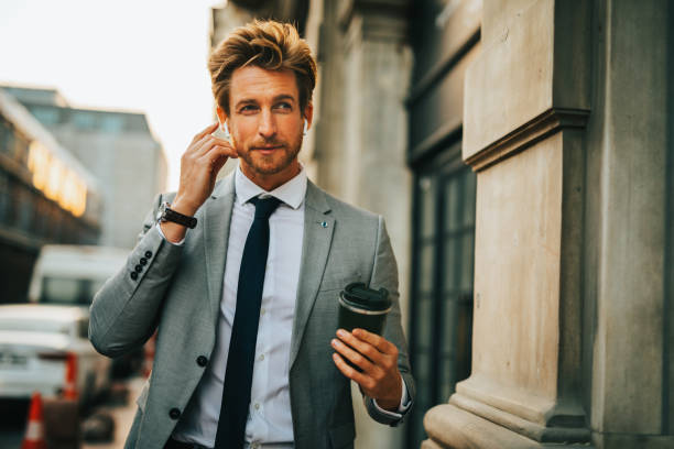 istock Young businessman on his way to work 1301063605