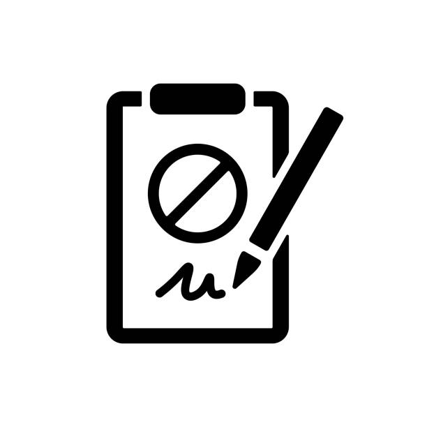 Petition vector glyph icon. Protest action support Petition vector glyph icon. Collecting signatures. Protest vote. Protest action support. Public appeal. Ballot. Graph symbol for web site design, app, UI petition stock illustrations