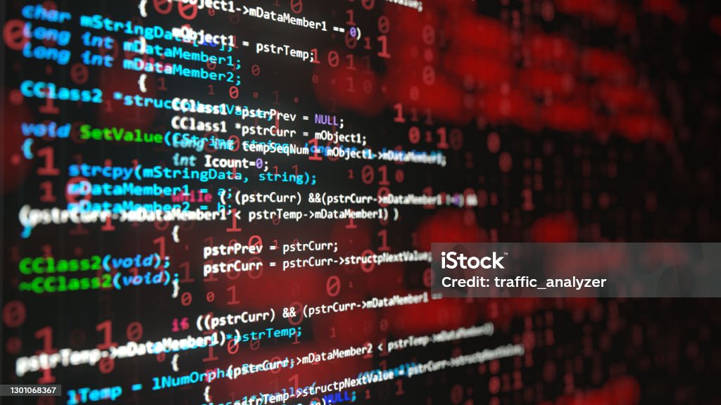 Abstract Code Background Stock Illustration - Download Image Now ...