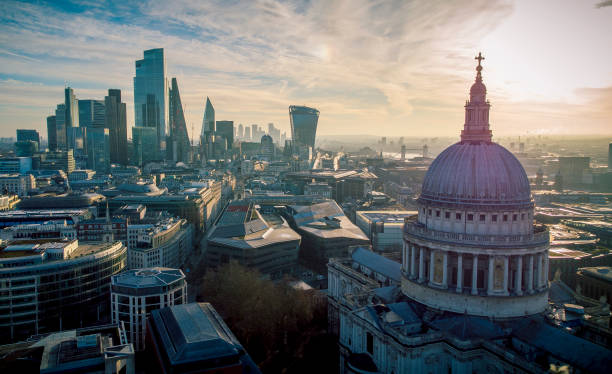 st pauls dans la ville - england cathedral church architecture photos et images de collection