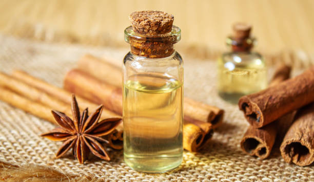 istock Star anise and carica butter in a bottle. Selective focus. 1301072617