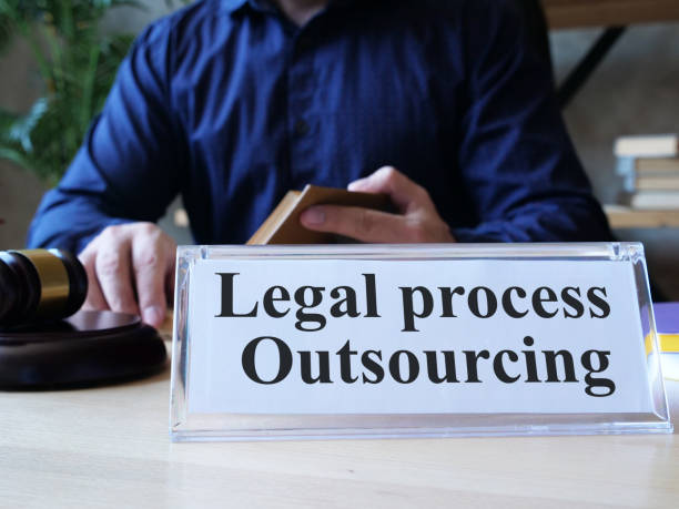 istock Legal process outsourcing is shown on the photo using the text 1301073401