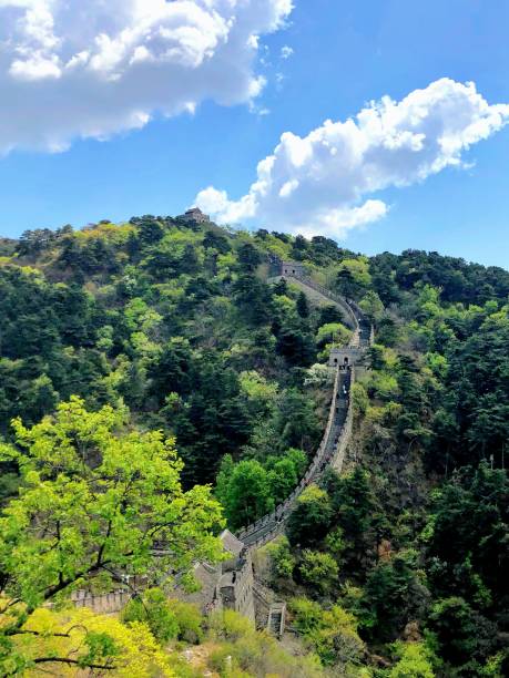 istock View along the Great Wall of China 1301074416